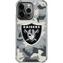 NFL Las Vegas Raiders Camo iPhone 16 Pro Max Clear Case