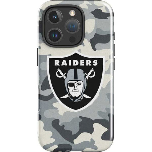 NFL Las Vegas Raiders Camo iPhone 16 Pro Max Impact Case