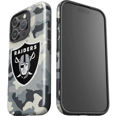 NFL Las Vegas Raiders Camo iPhone 16 Pro Max Impact Case
