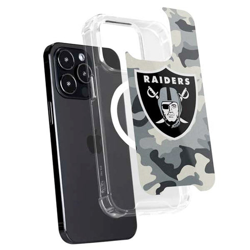 NFL Las Vegas Raiders Camo iPhone 16 Pro Max MagSafe Case