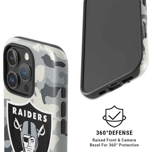 NFL Las Vegas Raiders Camo iPhone 16 Pro Max Magsafe Impact Case