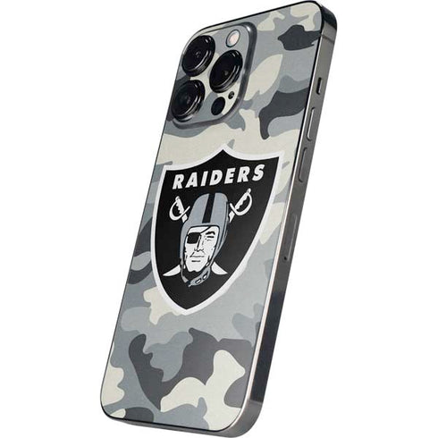 NFL Las Vegas Raiders Camo iPhone 16 Pro Max Skin