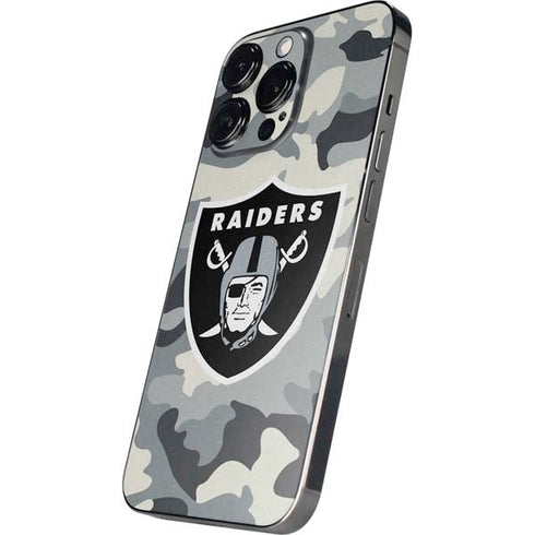 NFL Las Vegas Raiders Camo iPhone 16 Pro Skin