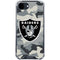 NFL Las Vegas Raiders Camo iPhone 16e Clear Case