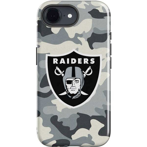 NFL Las Vegas Raiders Camo iPhone 16e Impact Case