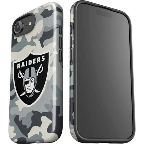NFL Las Vegas Raiders Camo iPhone 16e Impact Case