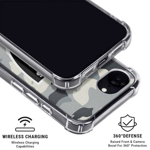 NFL Las Vegas Raiders Camo iPhone 16e MagSafe Case