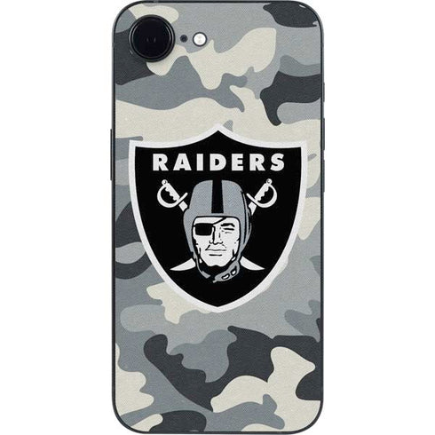 NFL Las Vegas Raiders Camo iPhone 16e Skin