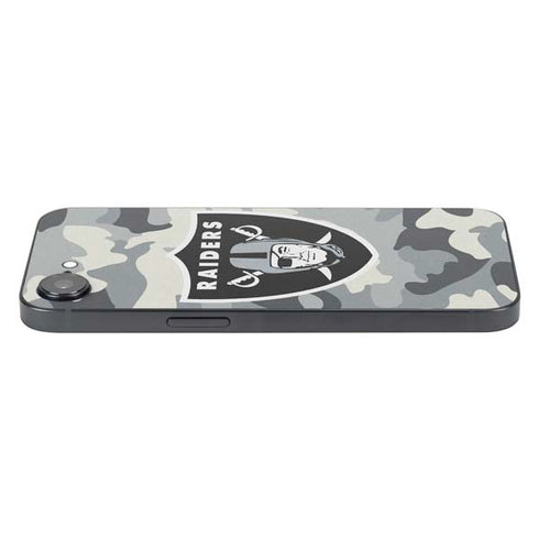 NFL Las Vegas Raiders Camo iPhone 16e Skin