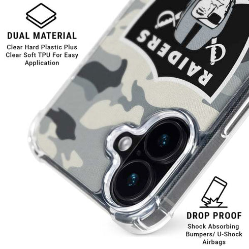 NFL Las Vegas Raiders Camo iPhone 17 MagSafe Case
