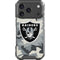 NFL Las Vegas Raiders Camo iPhone 18 Pro Clear Case