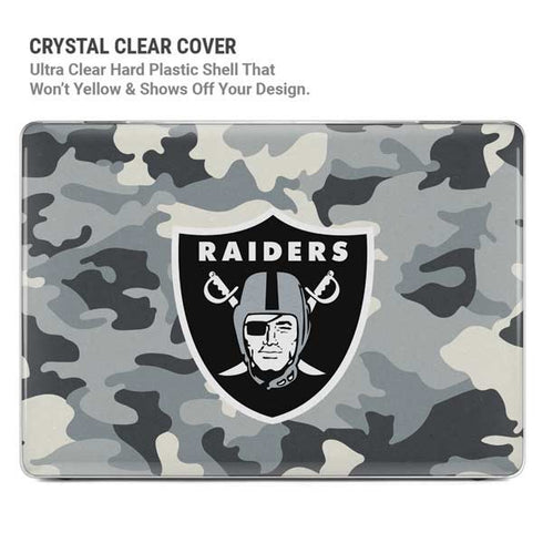 NFL Las Vegas Raiders Camo MacBook Pro 14in (2021-24) Case plus Skin
