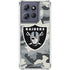 NFL Las Vegas Raiders Camo Moto G 5G (2025) Clear Case