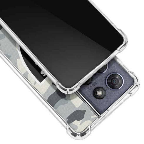 NFL Las Vegas Raiders Camo Moto G 5G (2025) Clear Case