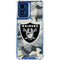 NFL Las Vegas Raiders Camo Moto G 5G (2024) Clear Case