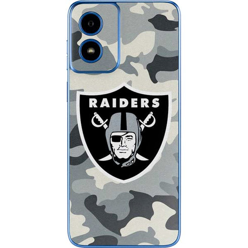 NFL Las Vegas Raiders Camo Moto G Play 4G (2024) Skin