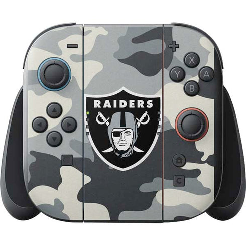 NFL Las Vegas Raiders Camo Nintendo Switch 2 (2025) with Joy-Con Skin