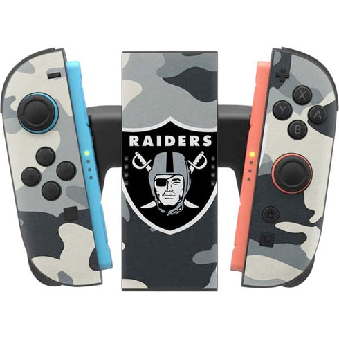 NFL Las Vegas Raiders Camo Nintendo Switch 2 (2025) Joy-Con Controller Skin