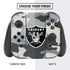NFL Las Vegas Raiders Camo Nintendo Switch Bundle Skin