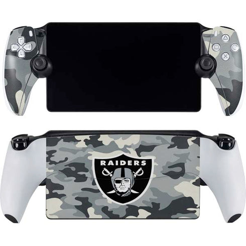 NFL Las Vegas Raiders Camo PlayStation PS5 Skins