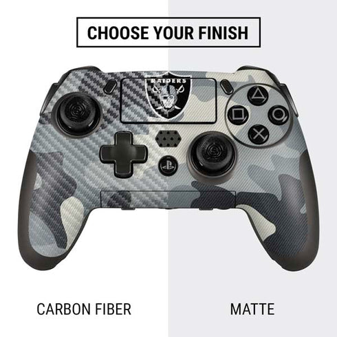NFL Las Vegas Raiders Camo PlayStation Scuf Vantage 2 Controller Skin