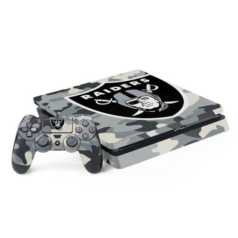 NFL Las Vegas Raiders Camo PS4 Slim Bundle Skin