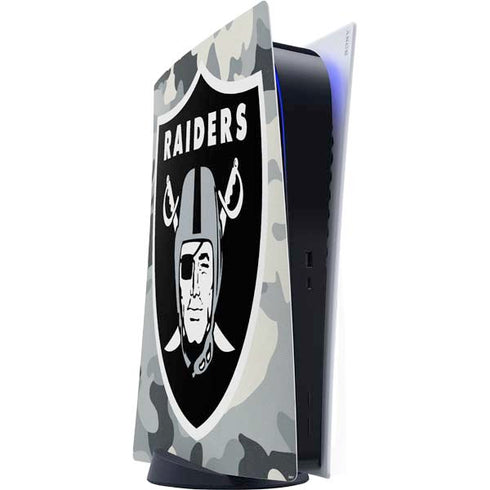 NFL Las Vegas Raiders Camo PlayStation PS5 Skins
