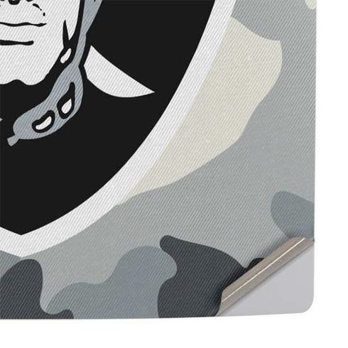 NFL Las Vegas Raiders Camo PS5 Slim Digital Edition Console Skin