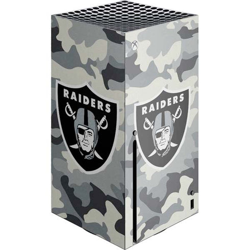 NFL Las Vegas Raiders Camo Xbox Series X Skins