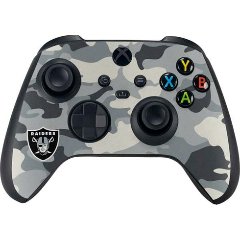 NFL Las Vegas Raiders Camo Xbox Series X Controller Skin
