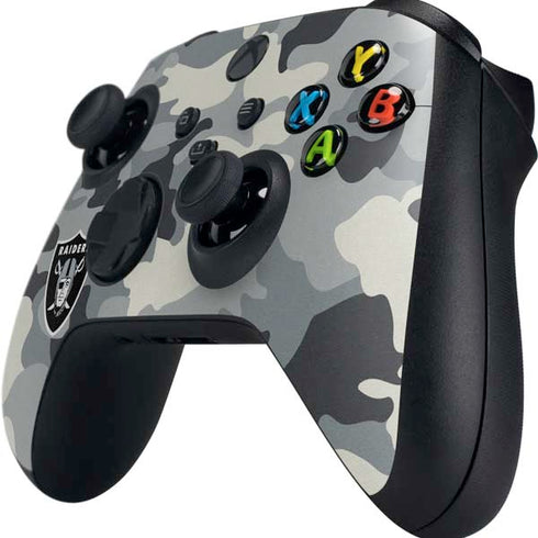 NFL Las Vegas Raiders Camo Xbox Series X Controller Skin