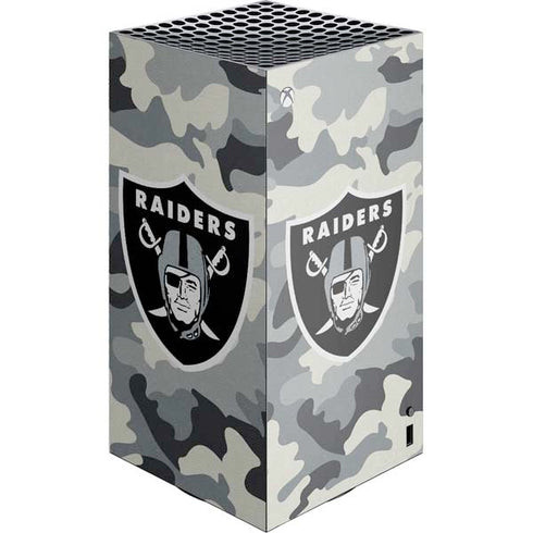 NFL Las Vegas Raiders Camo XBox Series X Digital Edition Console Skin