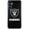 NFL Las Vegas Raiders Distressed Galaxy A35 5G Clear Case