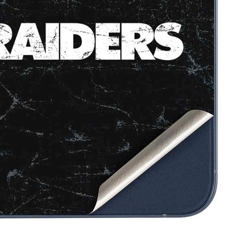 NFL Las Vegas Raiders Distressed Galaxy A36 5G Skin
