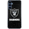 NFL Las Vegas Raiders Distressed Galaxy A55 5G Clear Case