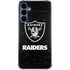 NFL Las Vegas Raiders Distressed Galaxy A55 5G Clear Case
