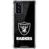 NFL Las Vegas Raiders Distressed Galaxy Note20 5G Clear Case