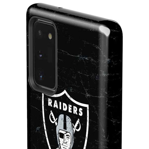 NFL Las Vegas Raiders Distressed Galaxy Note20 5G Pro Case