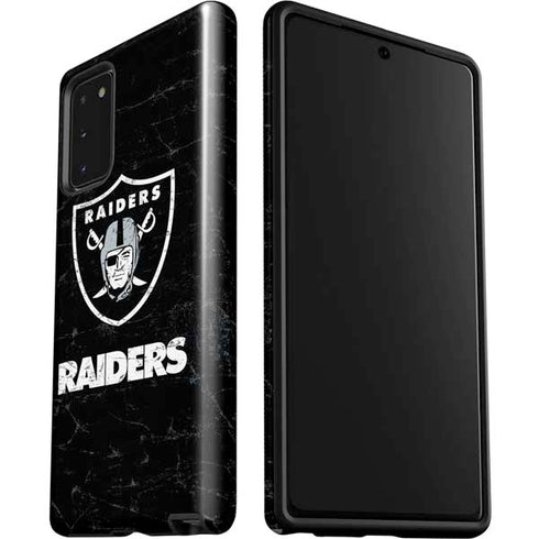 NFL Las Vegas Raiders Distressed Galaxy Note20 5G Pro Case
