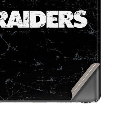 NFL Las Vegas Raiders Distressed Galaxy Note20 5G Skin