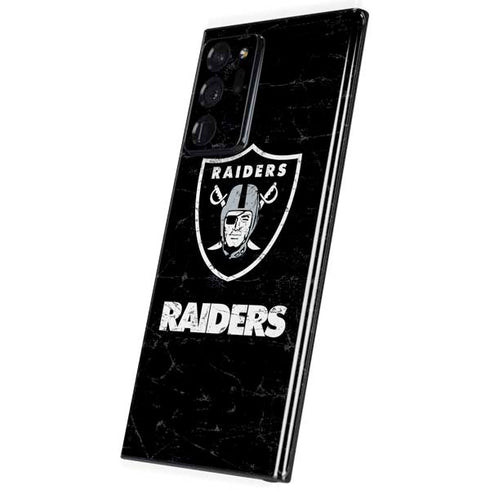 NFL Las Vegas Raiders Distressed Galaxy Note20 Ultra 5G Skin