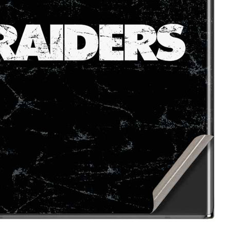 NFL Las Vegas Raiders Distressed Galaxy Note20 Ultra 5G Skin