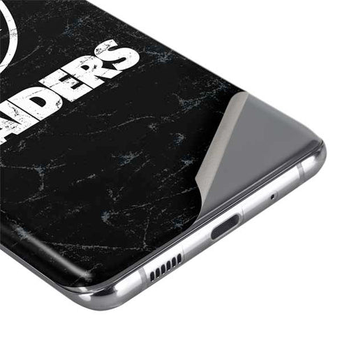 NFL Las Vegas Raiders Distressed Galaxy S20 Plus Skin
