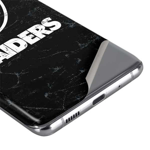 NFL Las Vegas Raiders Distressed Galaxy S20 Skin