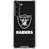 NFL Las Vegas Raiders Distressed Galaxy S24 FE Clear Case