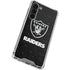 NFL Las Vegas Raiders Distressed Galaxy S24 FE Clear Case