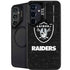 NFL Las Vegas Raiders Distressed Galaxy S24 FE Kickstand Case
