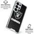 NFL Las Vegas Raiders Distressed Galaxy S25 Ultra Clear Case