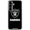 NFL Las Vegas Raiders Distressed Galaxy S26 Plus Clear Case