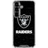 NFL Las Vegas Raiders Distressed Galaxy S26 Plus Clear Case